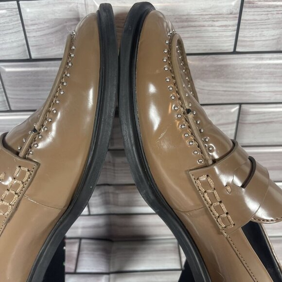 SARTO Women's Brown Patent Slip-On Loafers Women's Shoe Size‎ 8 - Picture 14 of 16